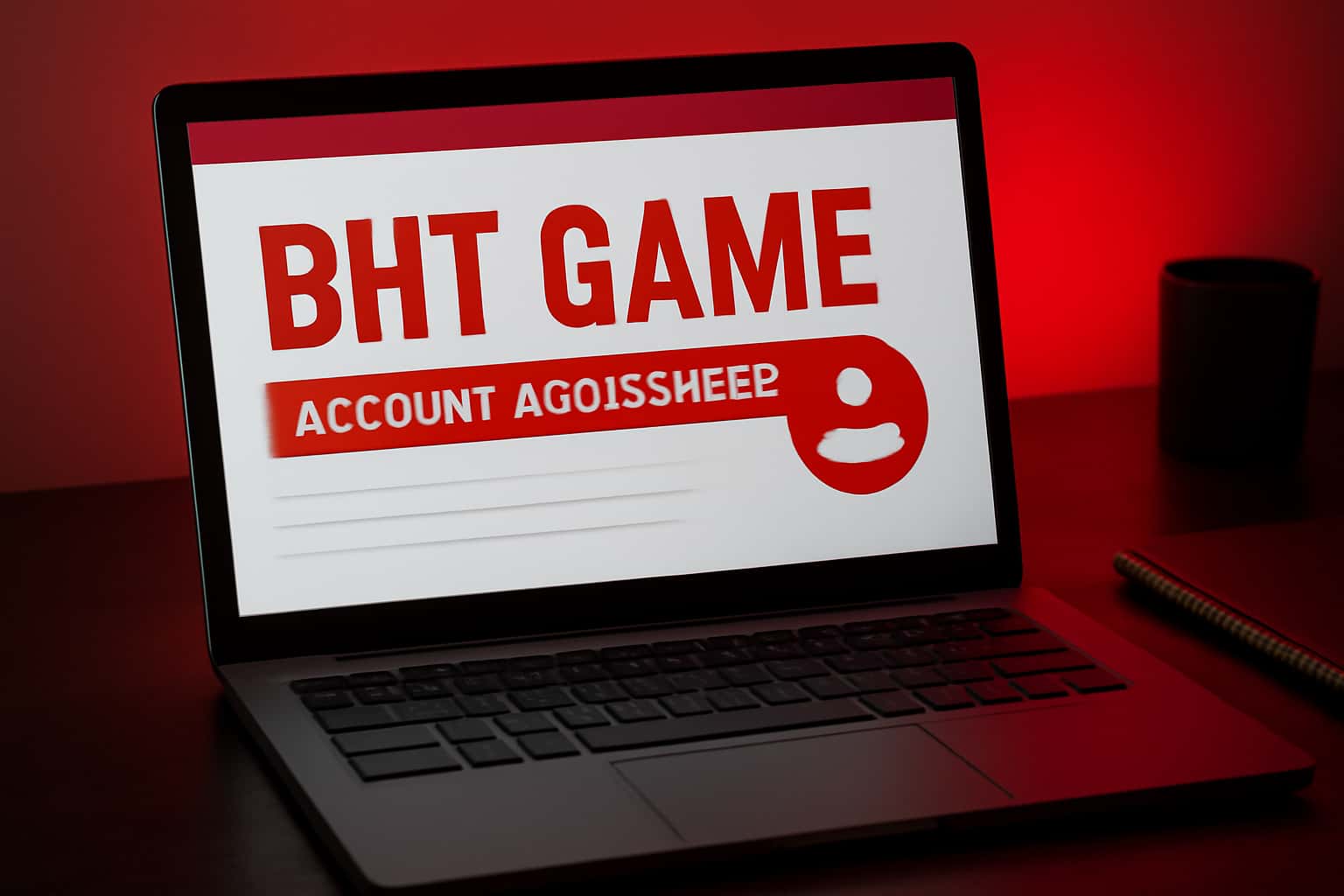 An informative scene illustrating BHT Game Account Access Help.