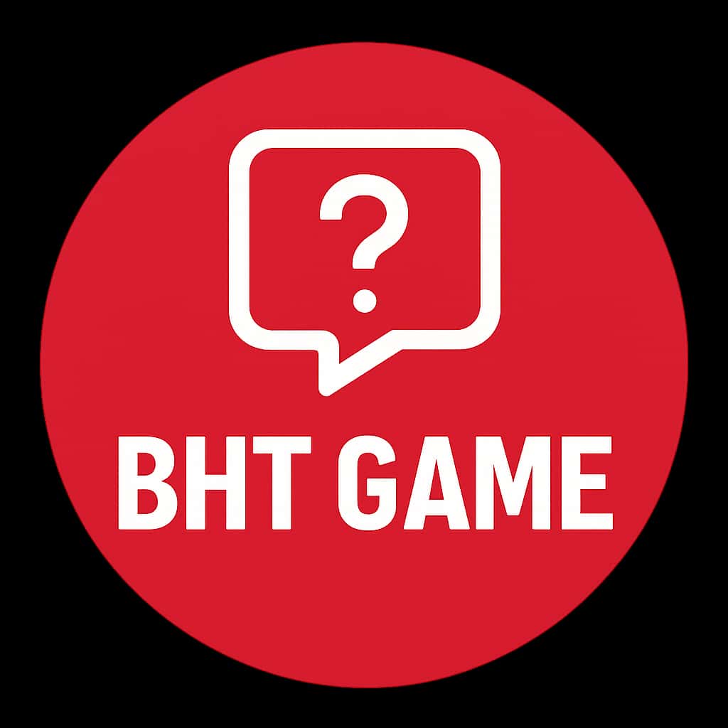 A minimalistic badge for BHT Game Account Access Help.
