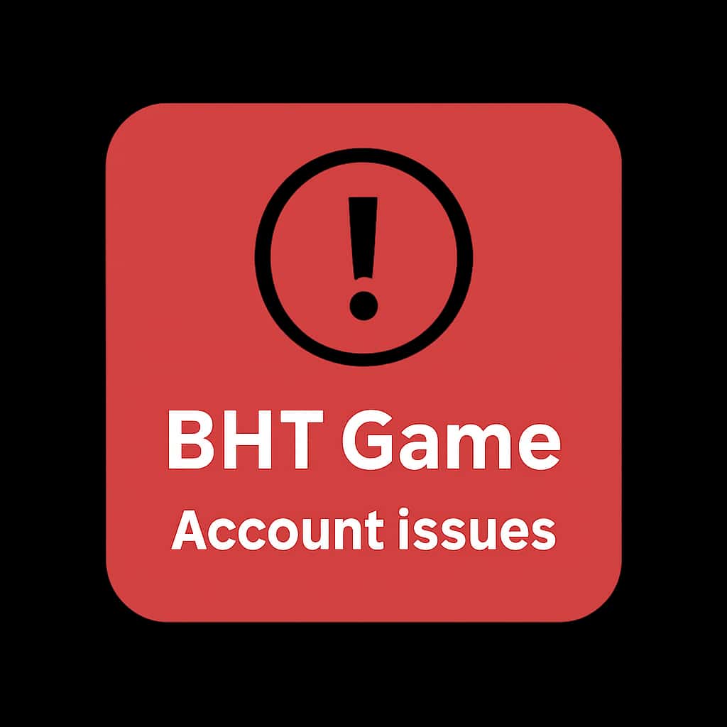 An icon symbolizing guidance on BHT Game Account Issues.