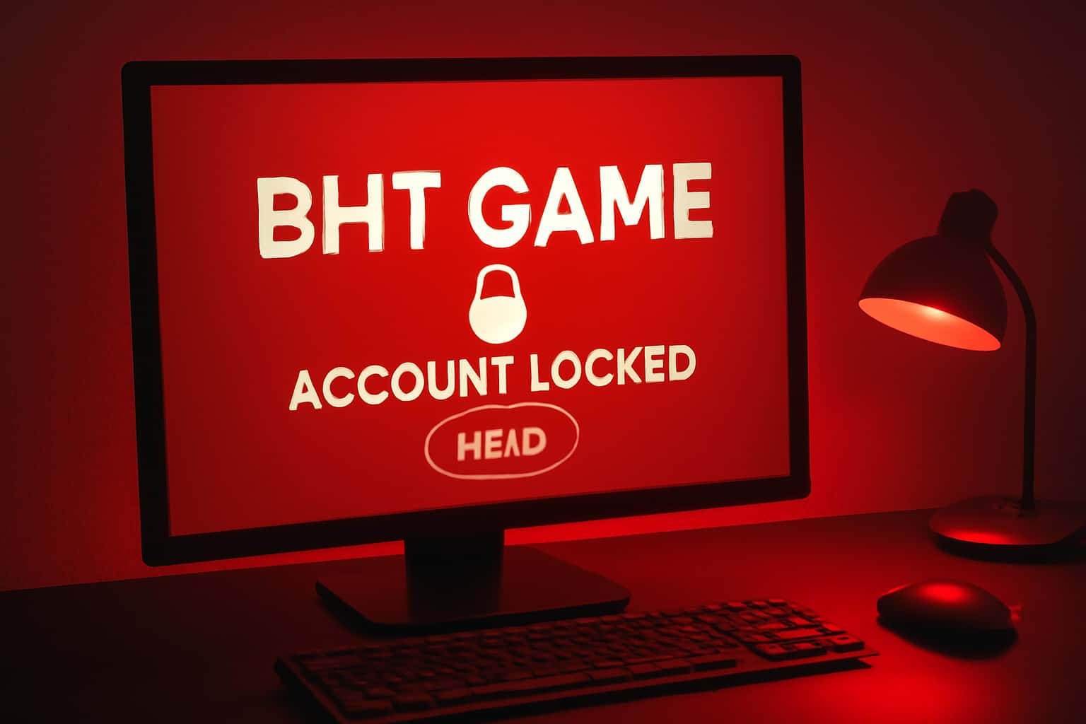 An informational graphic illustrating support for BHT Game Account Locked Help.