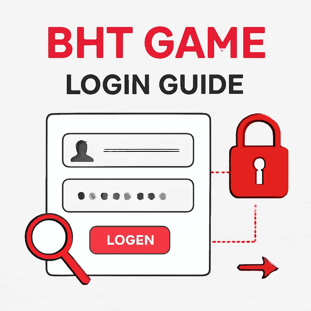 An educational illustration for the BHT Game Login Guide.