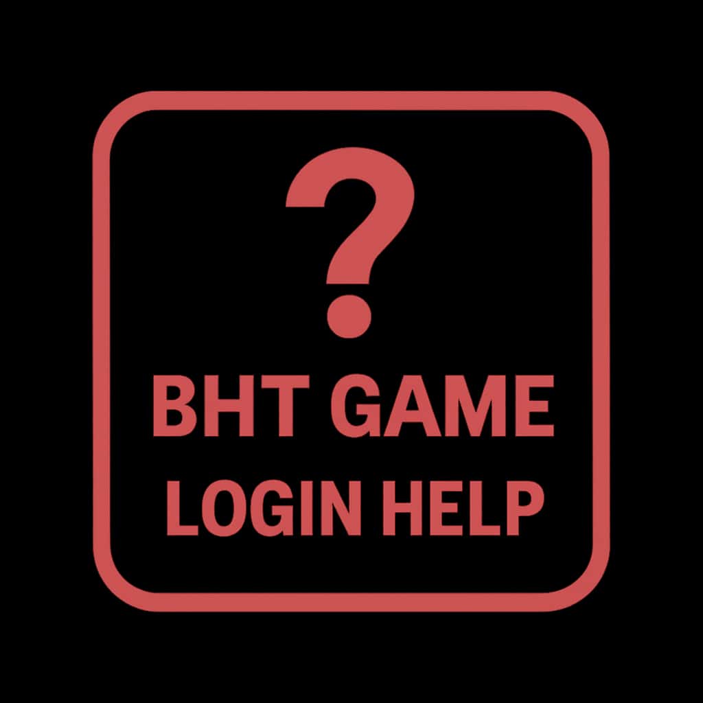 An icon symbolizing BHT Game login support.