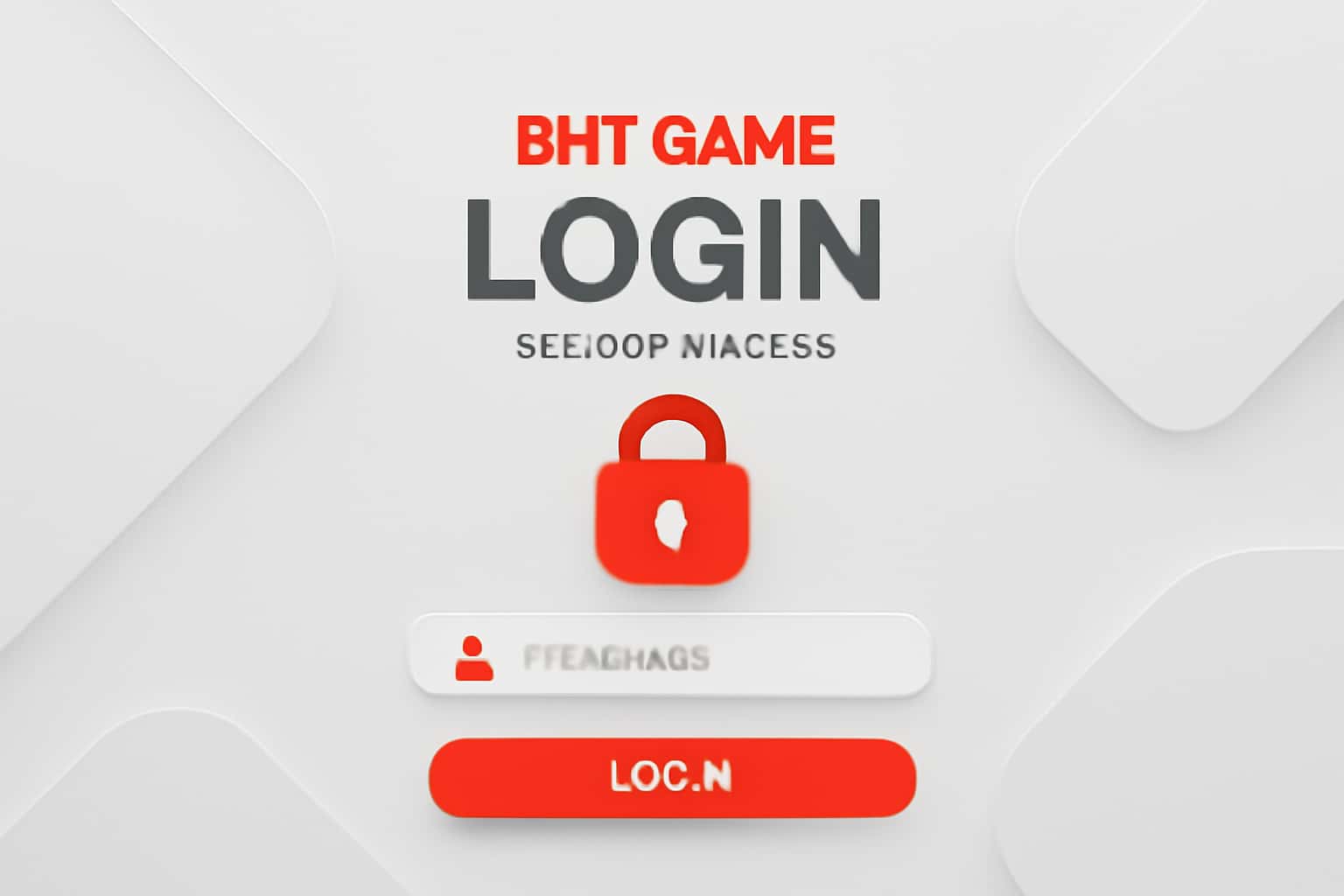 BHT Game Login - Secure Access Interface